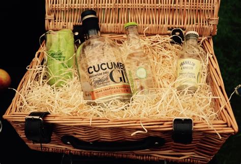 Cucumber Gin Dry Hands Gin Picnic Basket