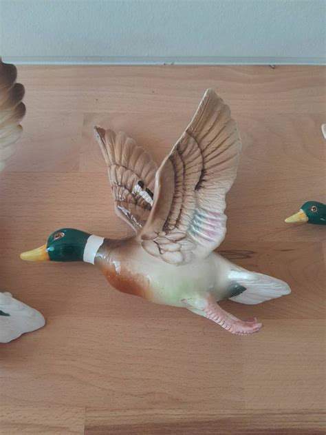 Ceramic Flying Wall Ducks Three England Etsy Australia