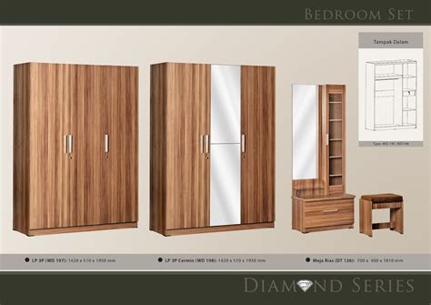 Lemari Baju 3 Pintu Dan 4 Pintu Lemari Pakaian Murah