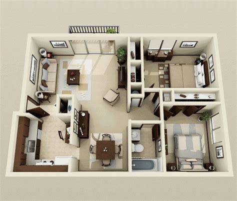 32 House Plan For 2 Bedroom Flat
