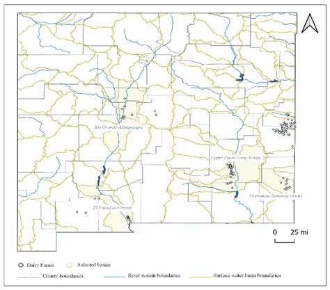 Surface Water Basins In New Mexico Surface Water Basins In New Mexico