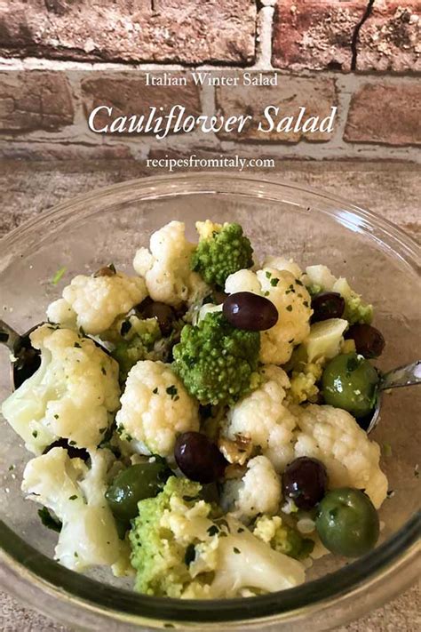 Italian Cauliflower Salad Recipe Recipes From Italy