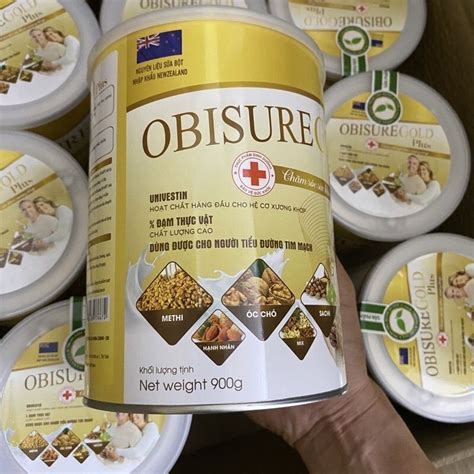 Hộp 900g Sữa bột Obisure Gold Plus nuôi dưỡng và bảo vệ sụn khớp vận ...