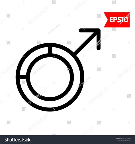 Illustration Male Sex Icon Stock Vector Royalty Free Shutterstock