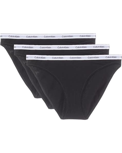 Women S Calvin Klein Underwear Modern Logo Bikini Pack Zappos