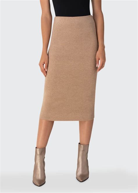 Akris Punto Wool Cashmere Midi Pencil Skirt Bergdorf Goodman