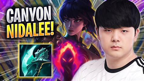 CANYON IS SO CLEAN WITH NIDALEE DK Canyon Plays Nidalee JUNGLE Vs