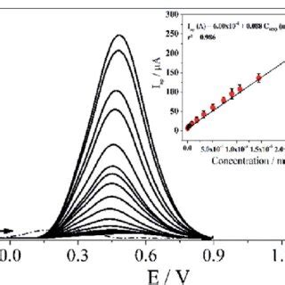 Square Wave Voltammograms Obtained From The Application Of The HDES 6 0