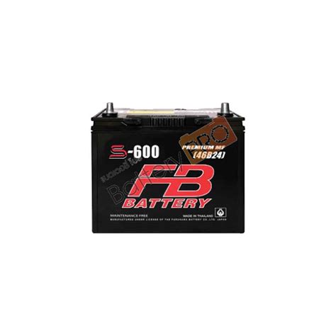 แบตเตอรี่รถยนต์ FB รุ่น S-600L-MF (55B24L)