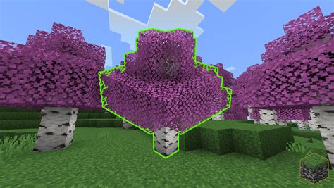 Pink Birch Leaves Bedrock Tweaks Minecraft Texture Pack