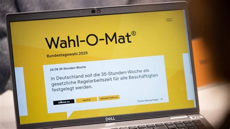 Wahl o Mat zur Bundestagswahl 2025 Welche Partei Ihnen am nächsten steht