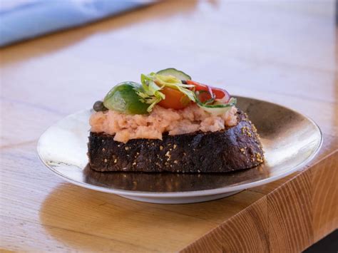 Smoked Salmon Rillettes With Rye Toasts Recipe Eric Greenspan Food Network