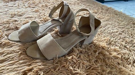 Marikina Nude Block Heels Women S Fashion Footwear Heels On Carousell