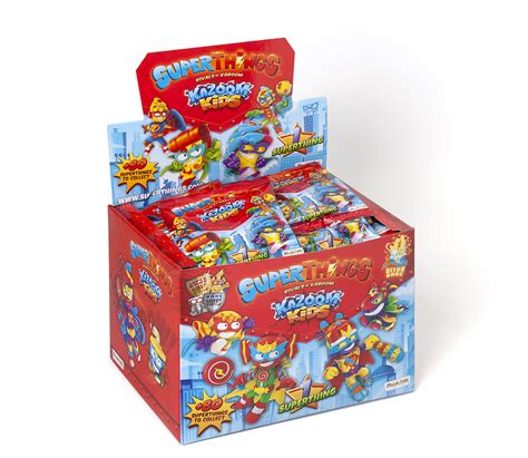 Superthings Kazoom Kids Box Of 50 X One Packs With Figures From The