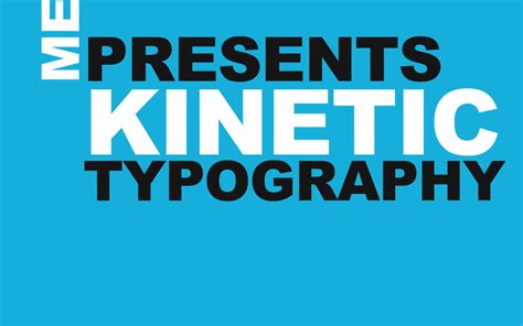 Kinetic Typography Filtergrade