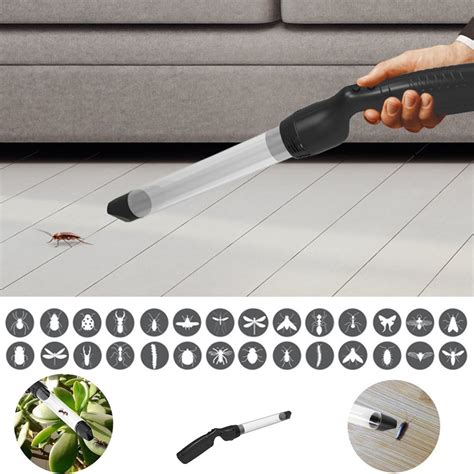 Mini Bed Bug Vacuum - Removes Bed Bugs, Roaches, Spiders & More