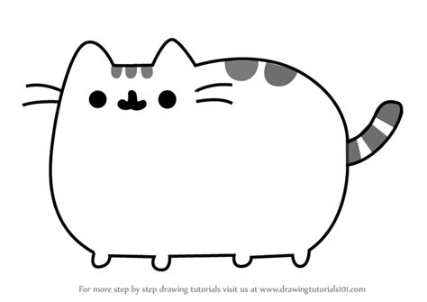 Learn How to Draw Pusheen the Cat Step by Step