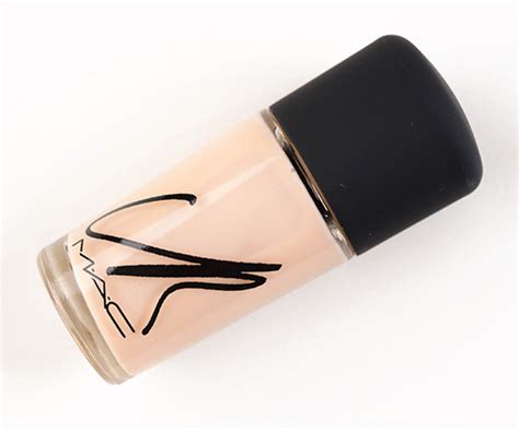 MAC Undercover Nude Nail Lacquer Review Photos Swatches