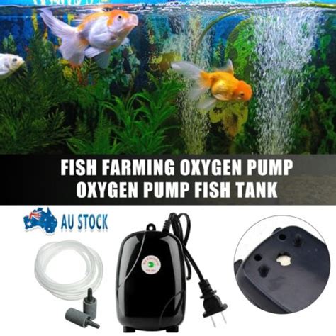 Oxygen Air Pump Aqua Fish Tank Aquarium Pond Bubble Disk Stone Aerator