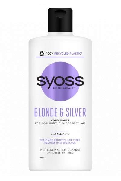Syoss Kondicion R Ml Blonde Silver Lacinadrogerie Cz