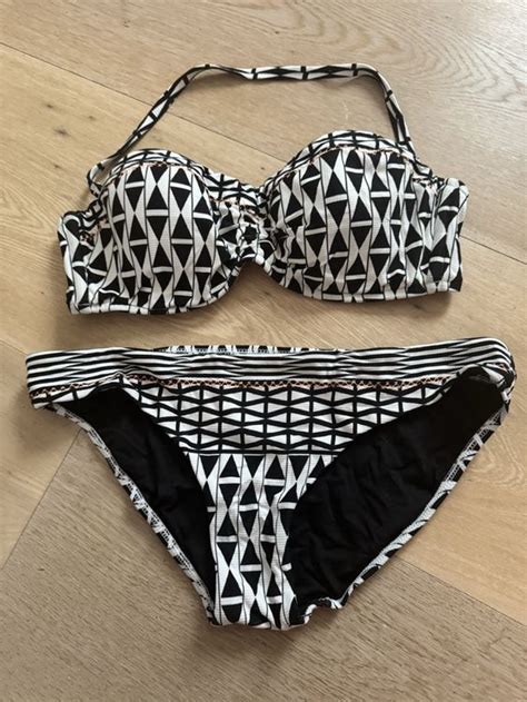 Bikini Seafolly Schwarzweiss Gr Push Up Neckholder Kaufen Auf Ricardo