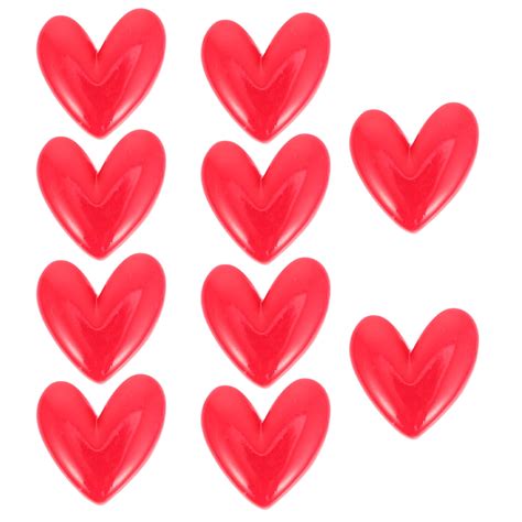 10 Pcs Heart Fridge Magnet Magnets Memo Pad Fridge Stickers Cute Magnet