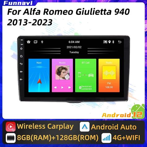 Android Car Radio For Alfa Romeo Giulietta Din