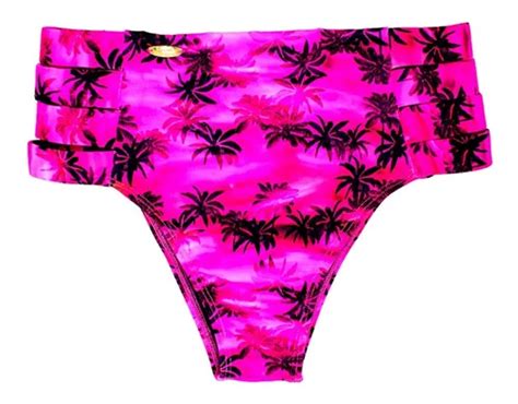 Calcinha De Biquíni Cintura Alta Hot Pants Moda Praia Parcelamento