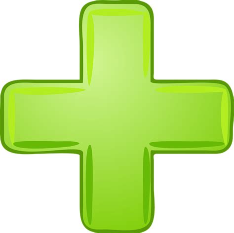 Plus Signo Verde · Gráficos Vectoriales Gratis En Pixabay