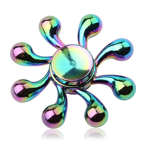 [20% OFF] Rainbow EDC Metal Fidget Spinner Fingertip Gyro | Rosegal