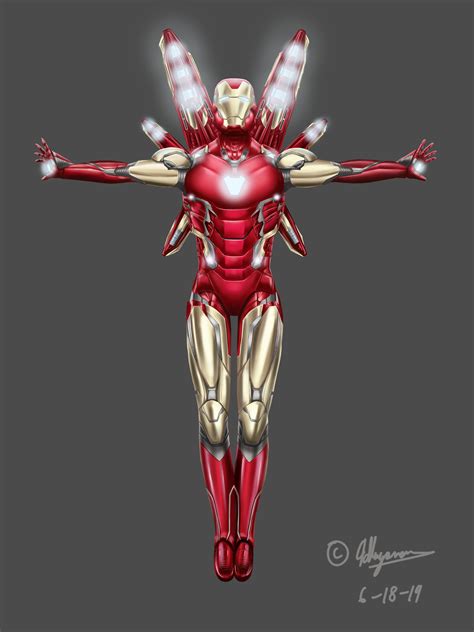 Iron Man Mark 85 by TheRandomTask on DeviantArt