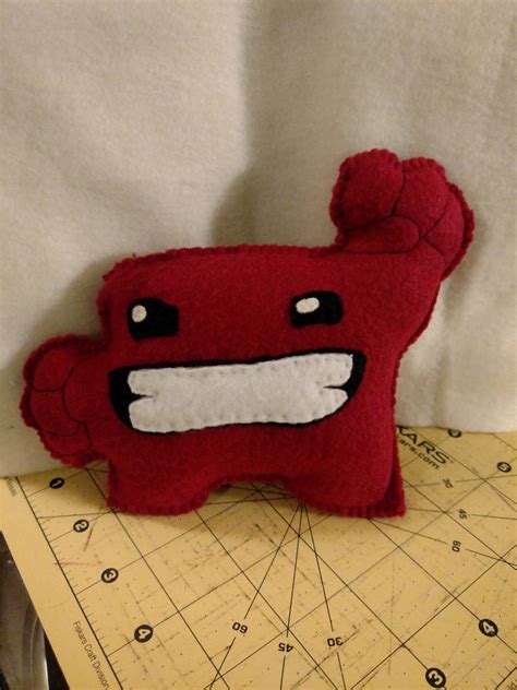 Super Meat Boy Plush by JeffSproul on DeviantArt