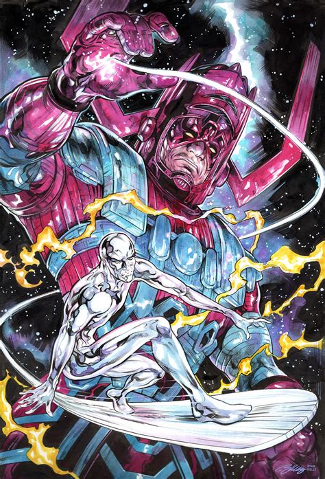 Silver Surfer And Galactus By Ryan Kelly Rmarvel