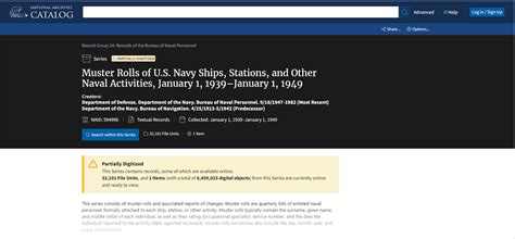 Where Can I Find Muster Rolls For A Navy Bombing Squadron Navy