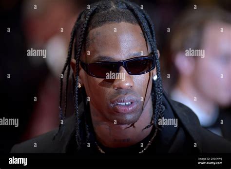 Cannes France 22nd May 2023 Travis Scott Arrives At The The Idol