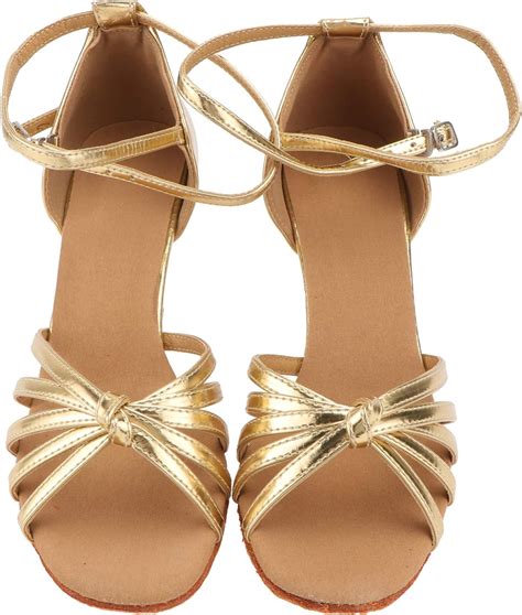 Holibanna Sapatos Femininos De Dan A Latina De Cetim Profissional Para Sal O De Baile Salsa