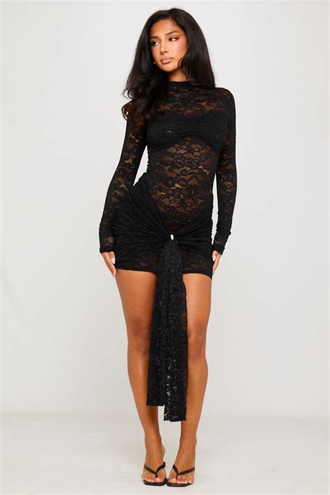 Sheer Lace Dresses