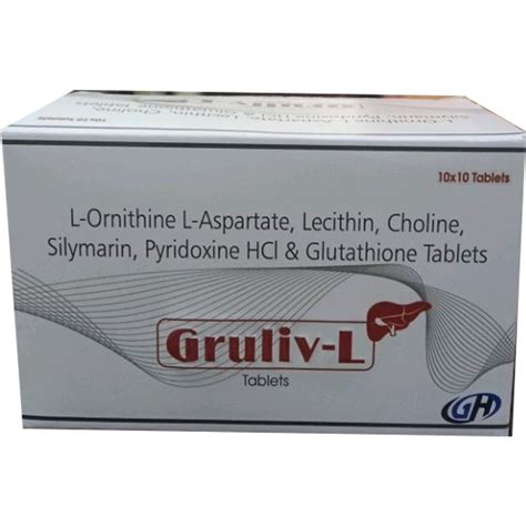 L Ornithine L Aspartate Tablet in Delhi, एल ओर्निथिन एल एस्पार्टेट ...