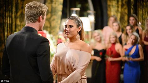 The Bachelor S Noni Janur Flashes Cleavage In Metallic Bikini On Snapchat Daily Mail Online