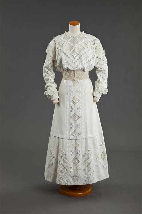 History Of Fashion Hardanger Dress With Belt By Unknown Usa