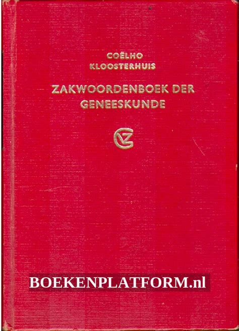 Zakwoorden Boek Der Geneeskunde 1972 Boekenplatform Nl