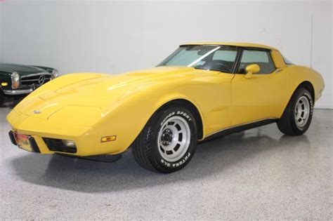 Chevrolet Corvette Stingray Automatic Yellow Black Interior Clean