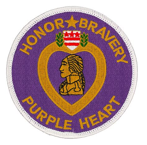 Purple Heart Honor Bravery Patch | Flying Tigers Surplus