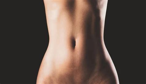 Naked Body Texture Background Banner Nude Female Belly Stomach Woman Stock Photo Tverdohlib