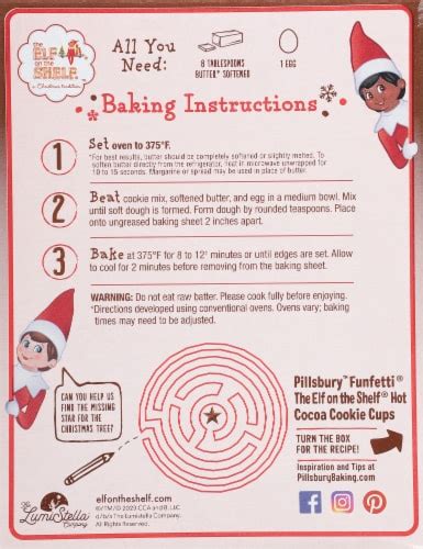 Pillsbury Elf On The Shelf Hot Cocoa Cookie Mix Oz Kroger