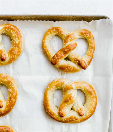 Homemade Soft Pretzels With Honey Mustard Sauce Salt And Baker