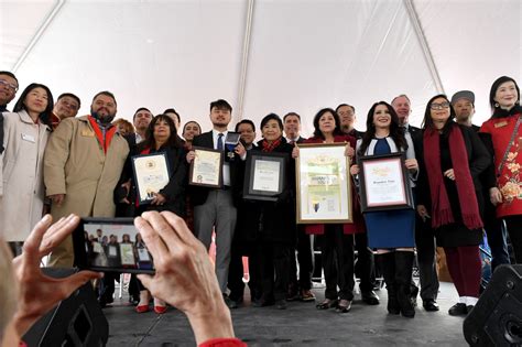 Brandon Tsay Who Disarmed Mass Shooter Is Cheered And Honored In Alhambra Orange County Register