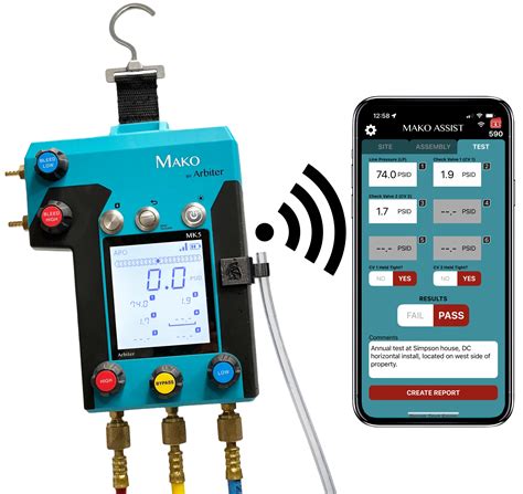 Mako Digital Backflow Preventer Test Kit Cameron Off