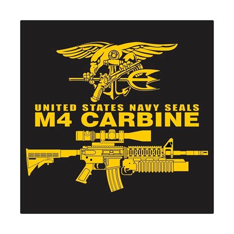 Jual Kyle Us Navy Seals M4 Carbine Series 10 Cutting Sticker Di Seller