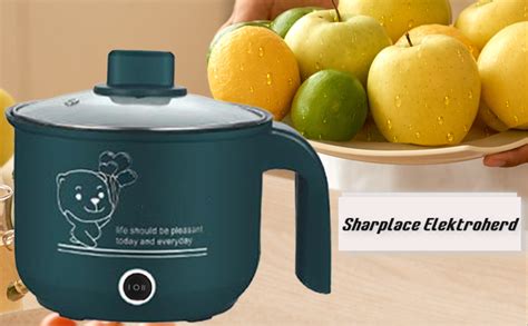 Sharplace Mini Hot Pot Ramen Cooker Antihaft Tragbare Elektrische Mehrzweckpfanne F R Home